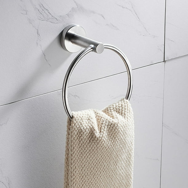 Toallero para baño aro de acero inoxidable - Image 2