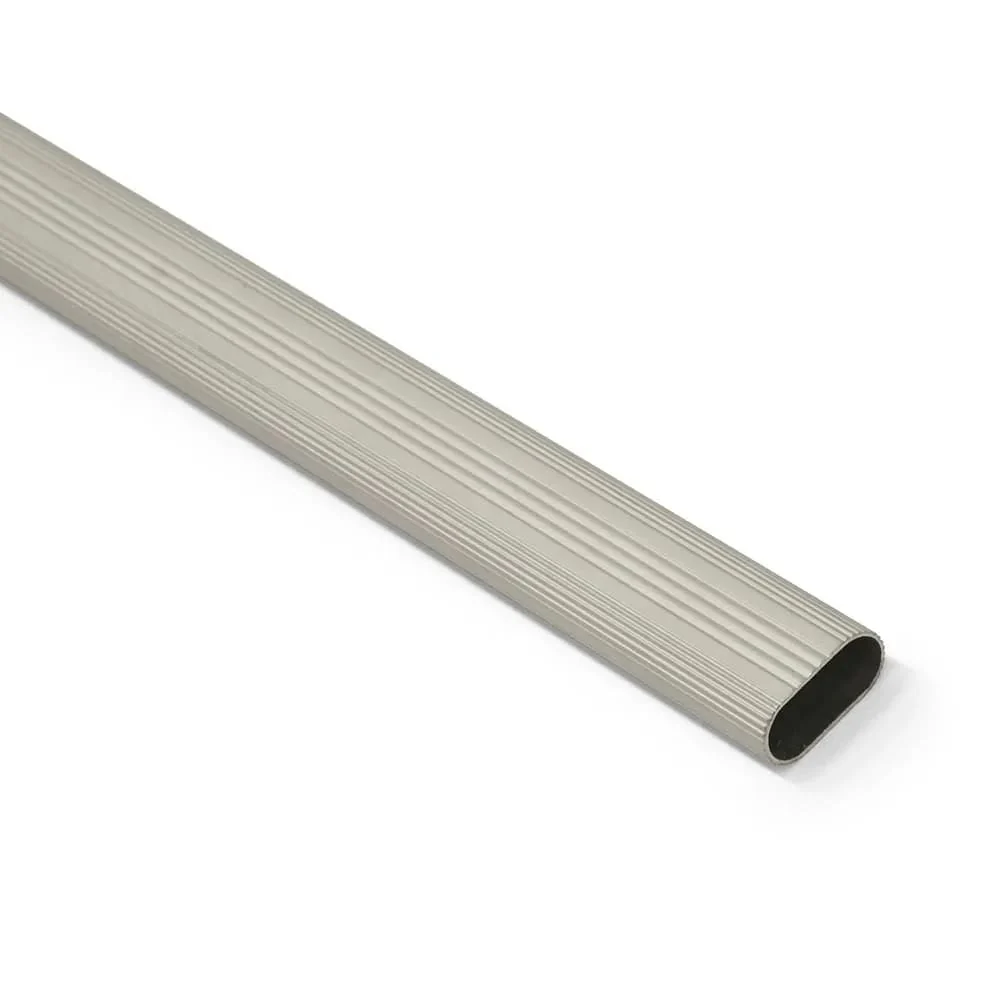 Tubo de aluminio ovalado x 3 metros